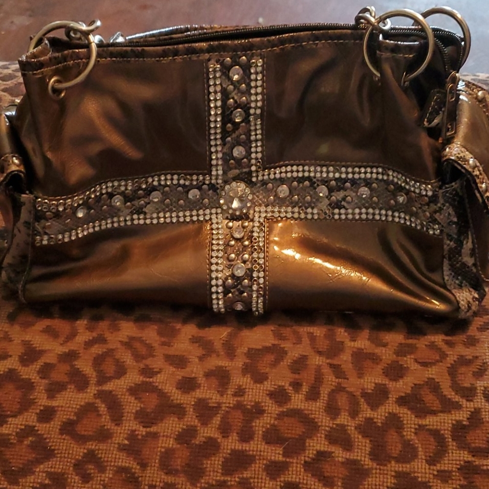 Studded purse